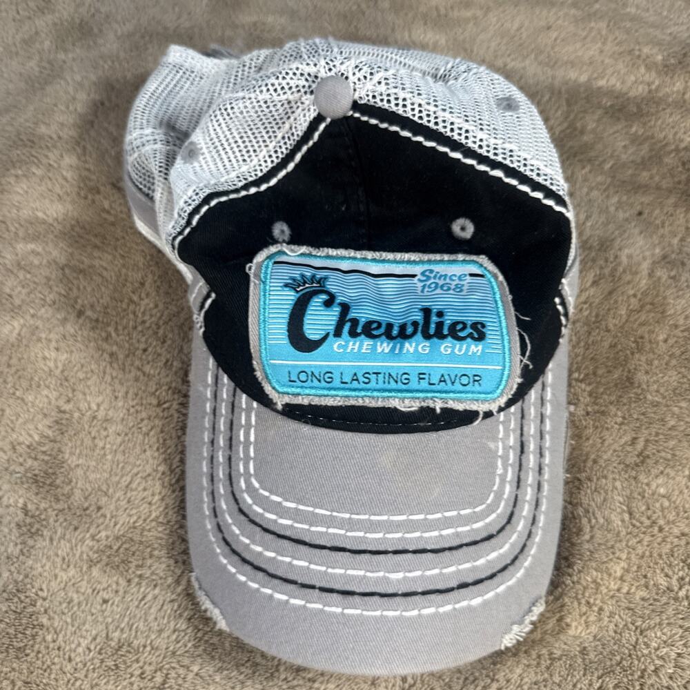 Chewliee Chewing Gun Grey Hat Adjustable